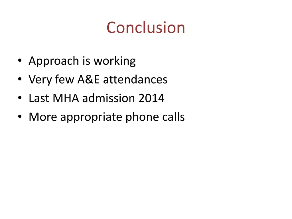 conclusion