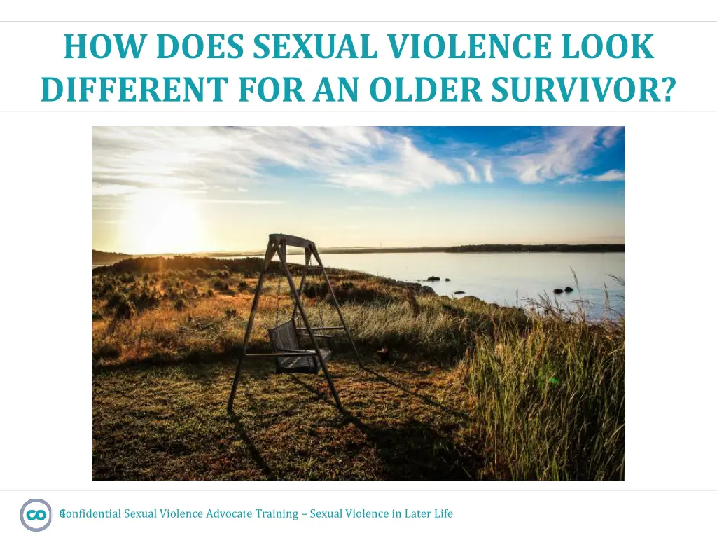 how does sexual violence look different
