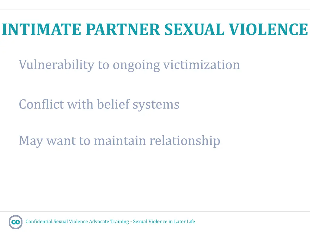intimate partner sexual violence