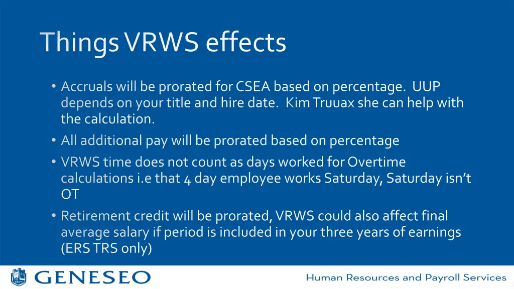 things vrws effects