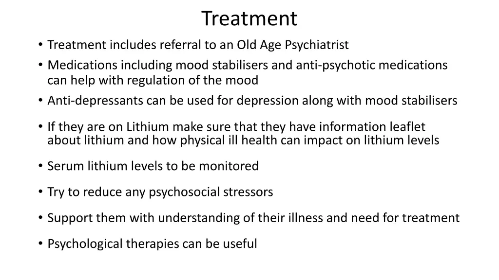 treatment