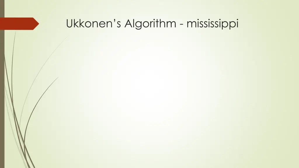 ukkonen s algorithm mississippi