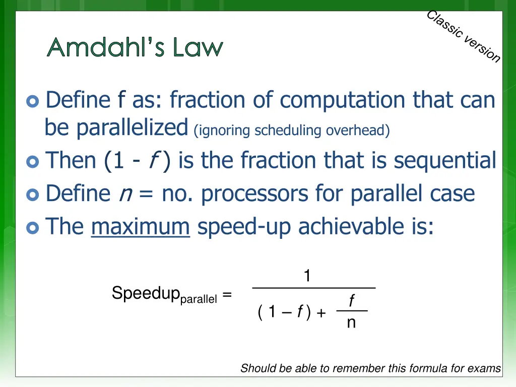 amdahl s law