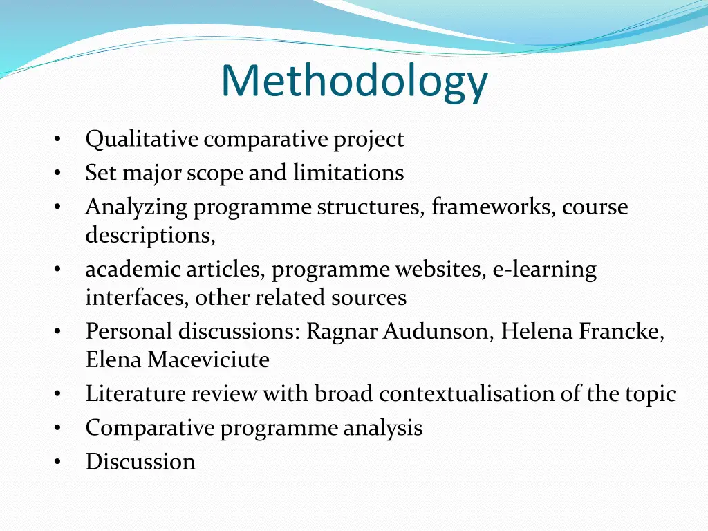 methodology