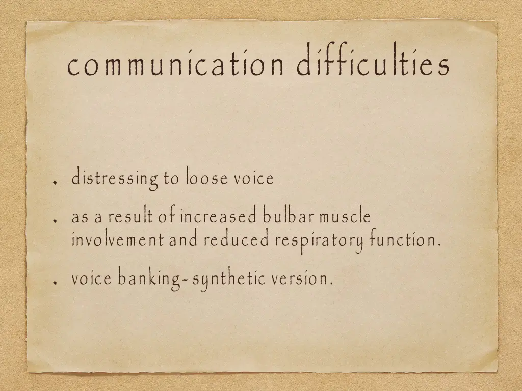 communication difficulties