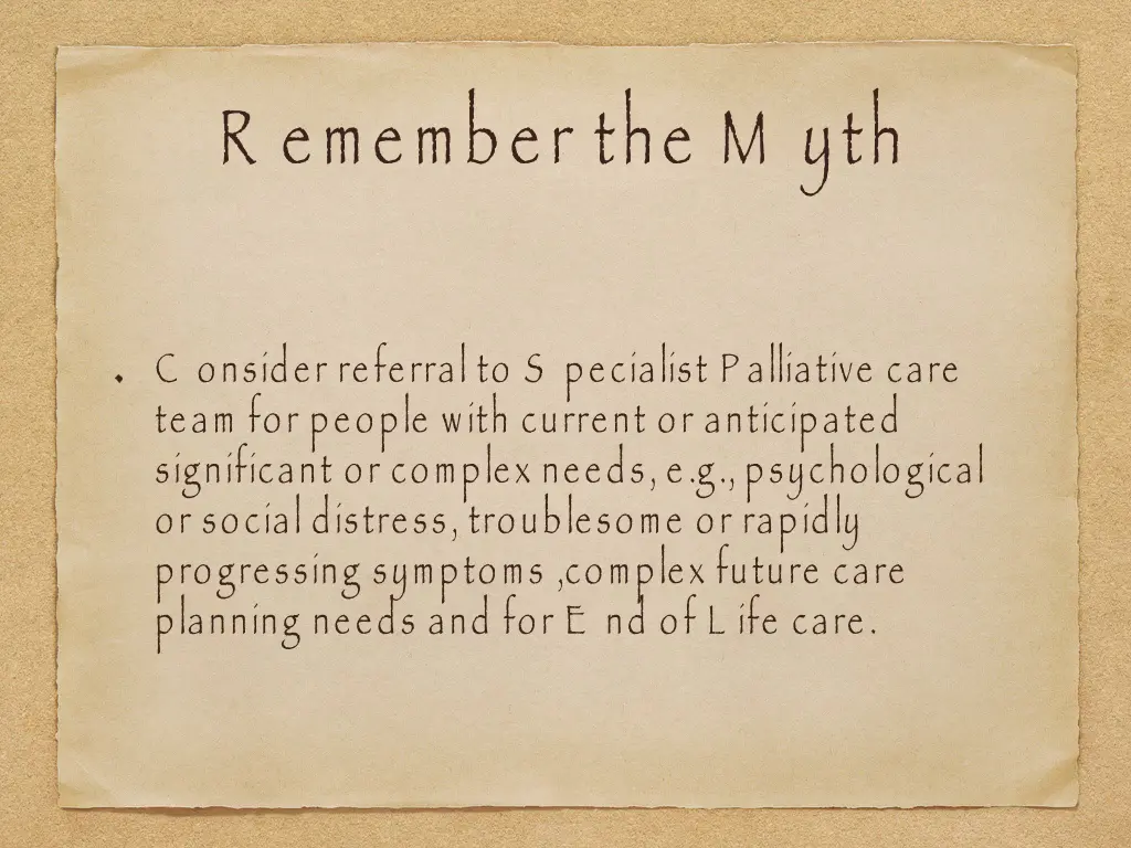 r emember the m yth