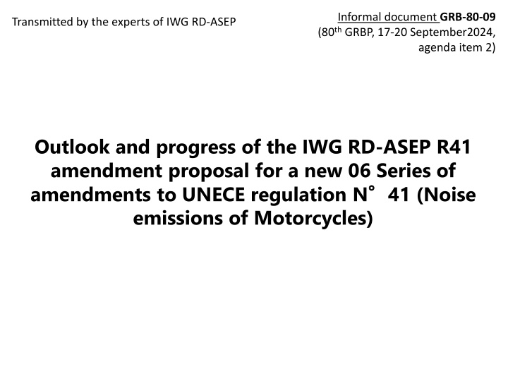 informal document grb 80 09 80 th grbp
