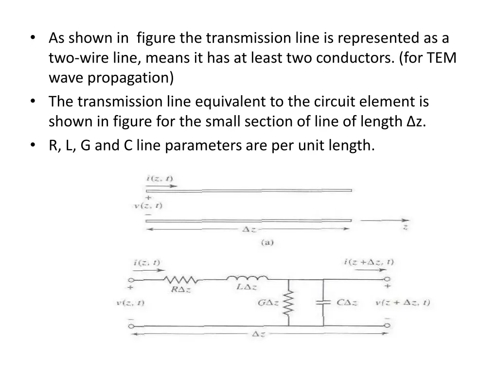 as shown in figure the transmission line