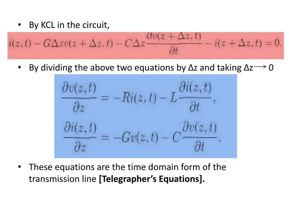 by kcl in the circuit