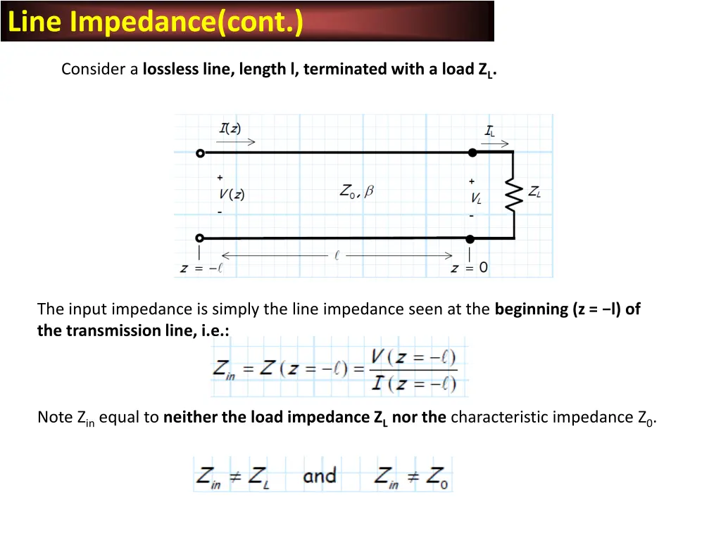 line impedance cont 1