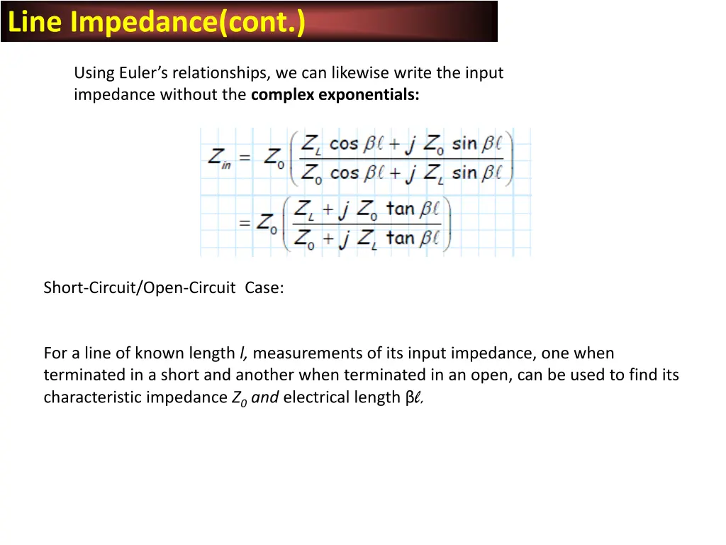 line impedance cont 3