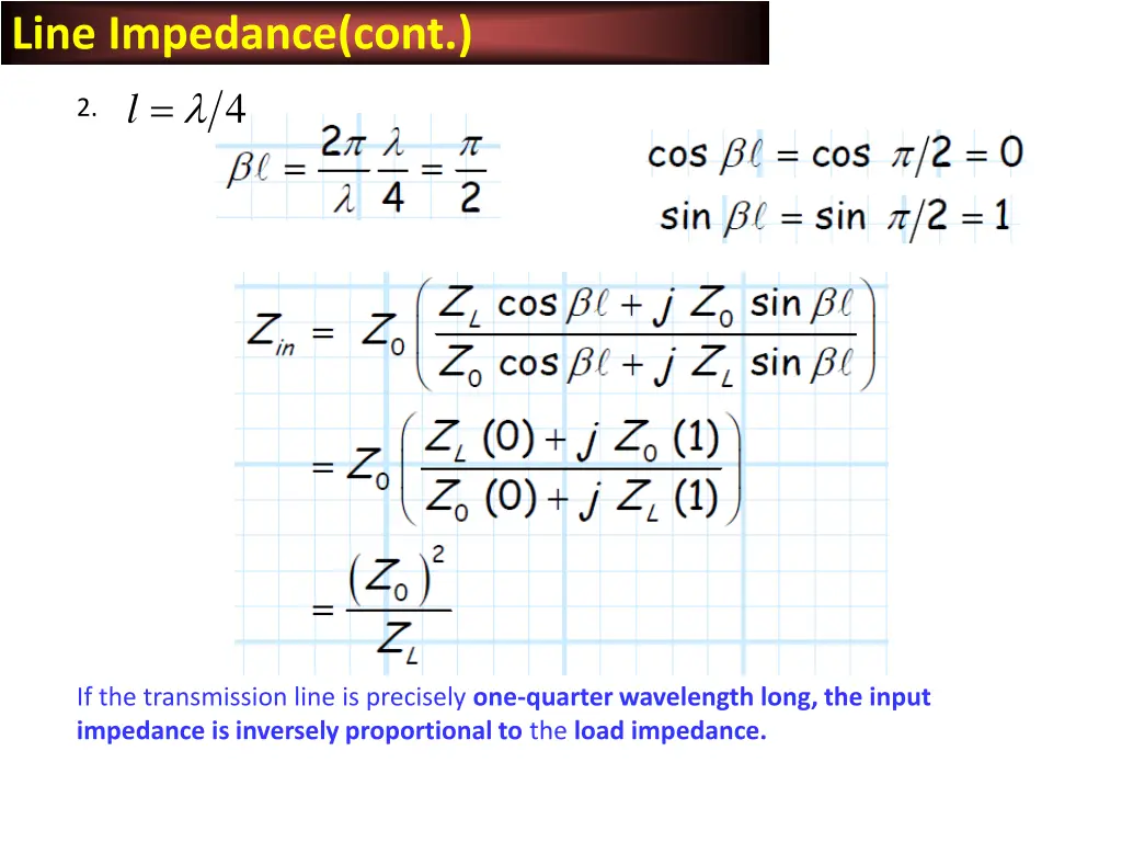 line impedance cont 6