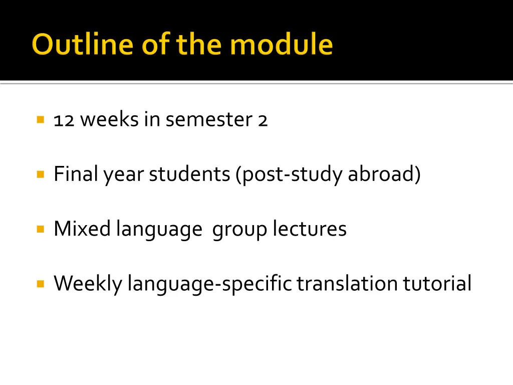 12 weeks in semester 2