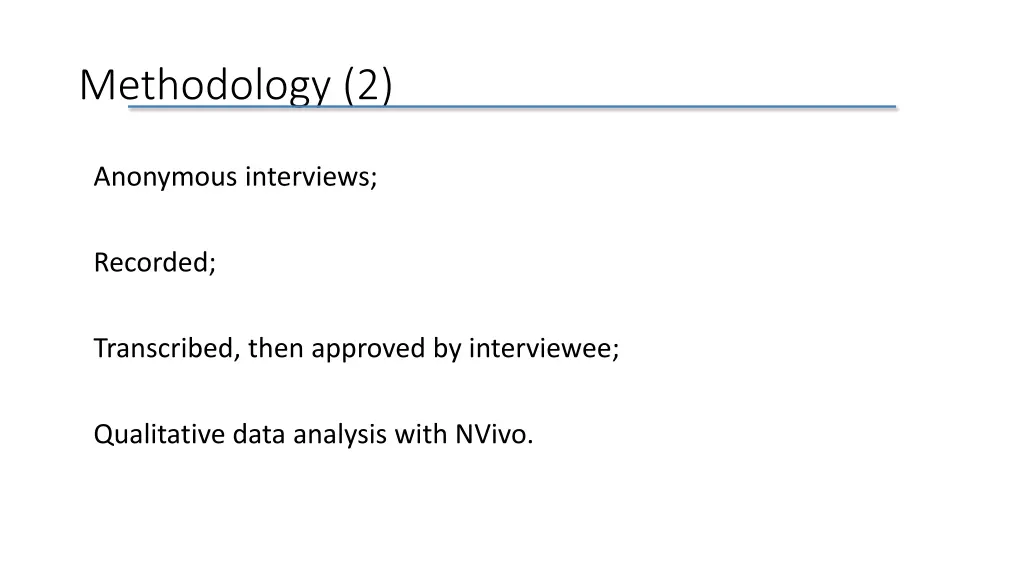 methodology 2