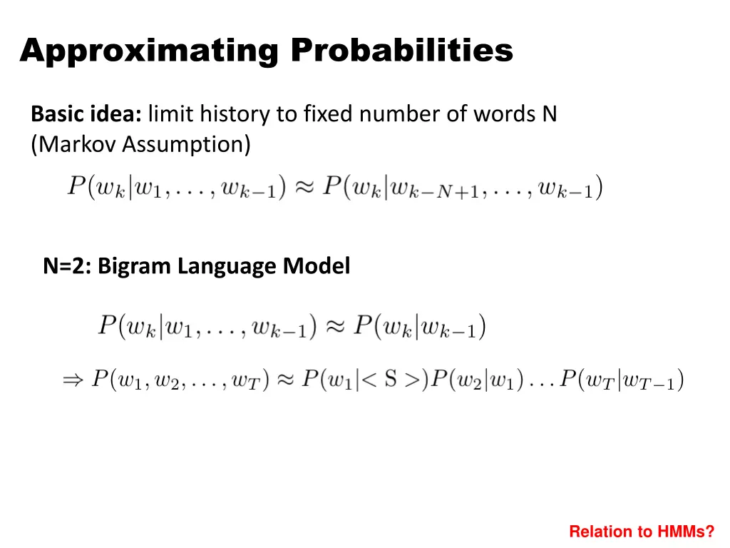 approximating probabilities 1