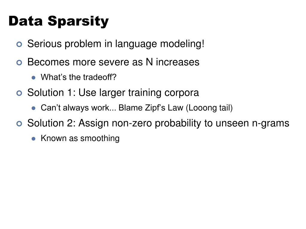 data sparsity 1