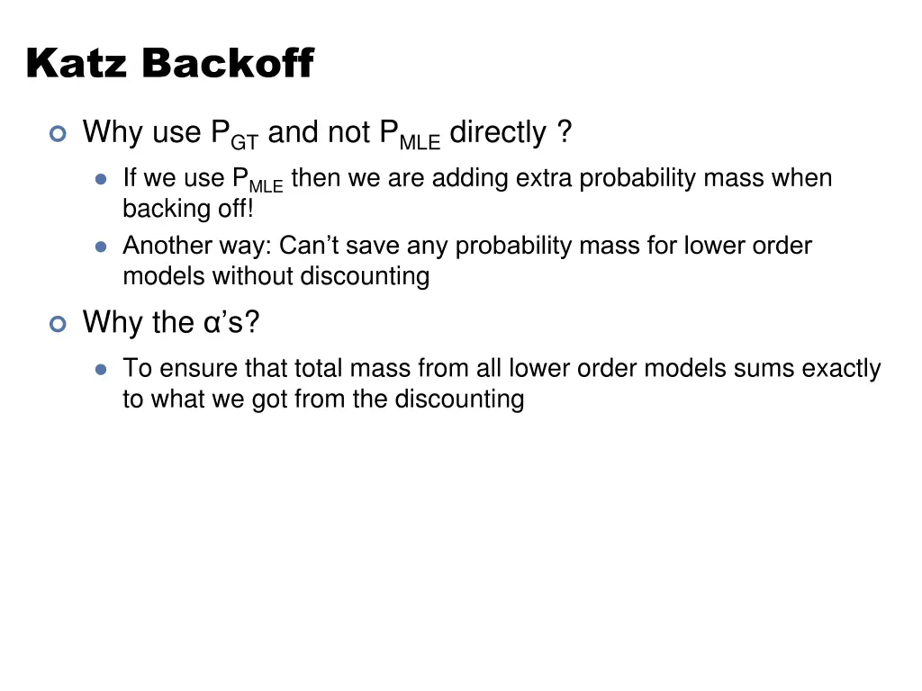 katz backoff 1