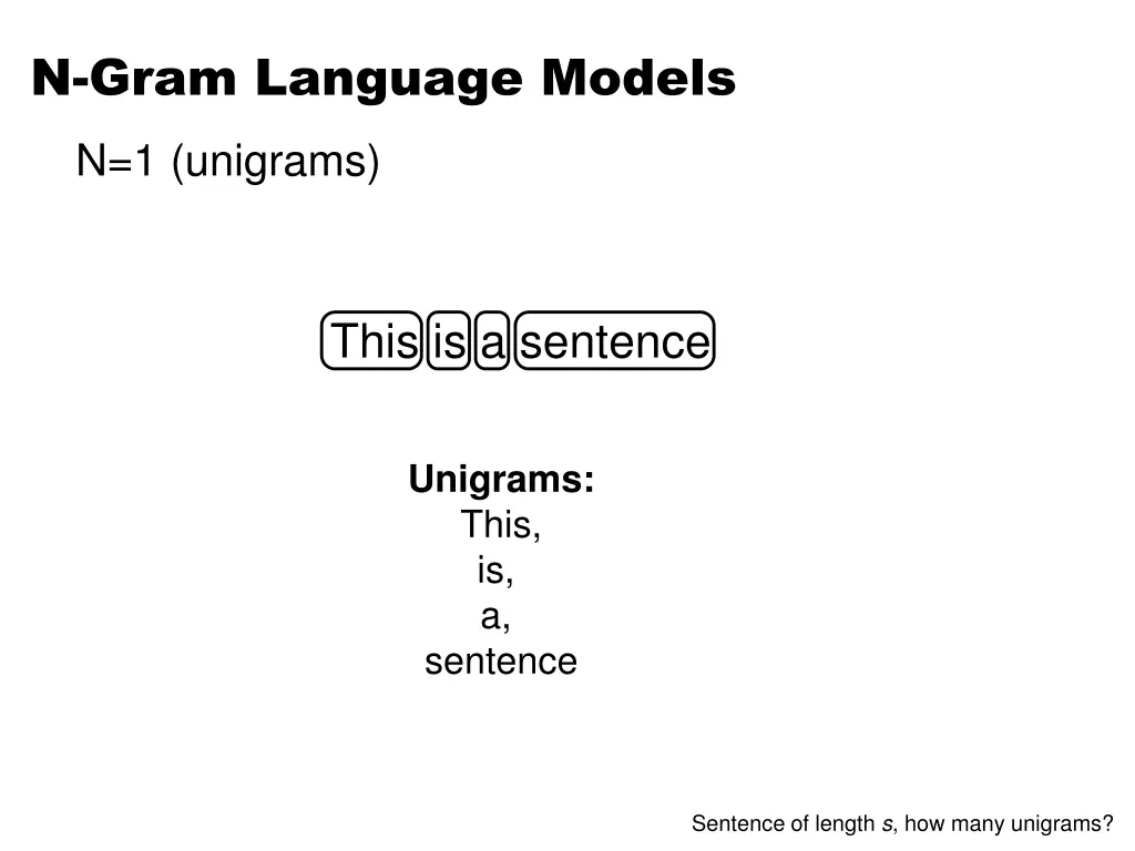 n gram language models 1