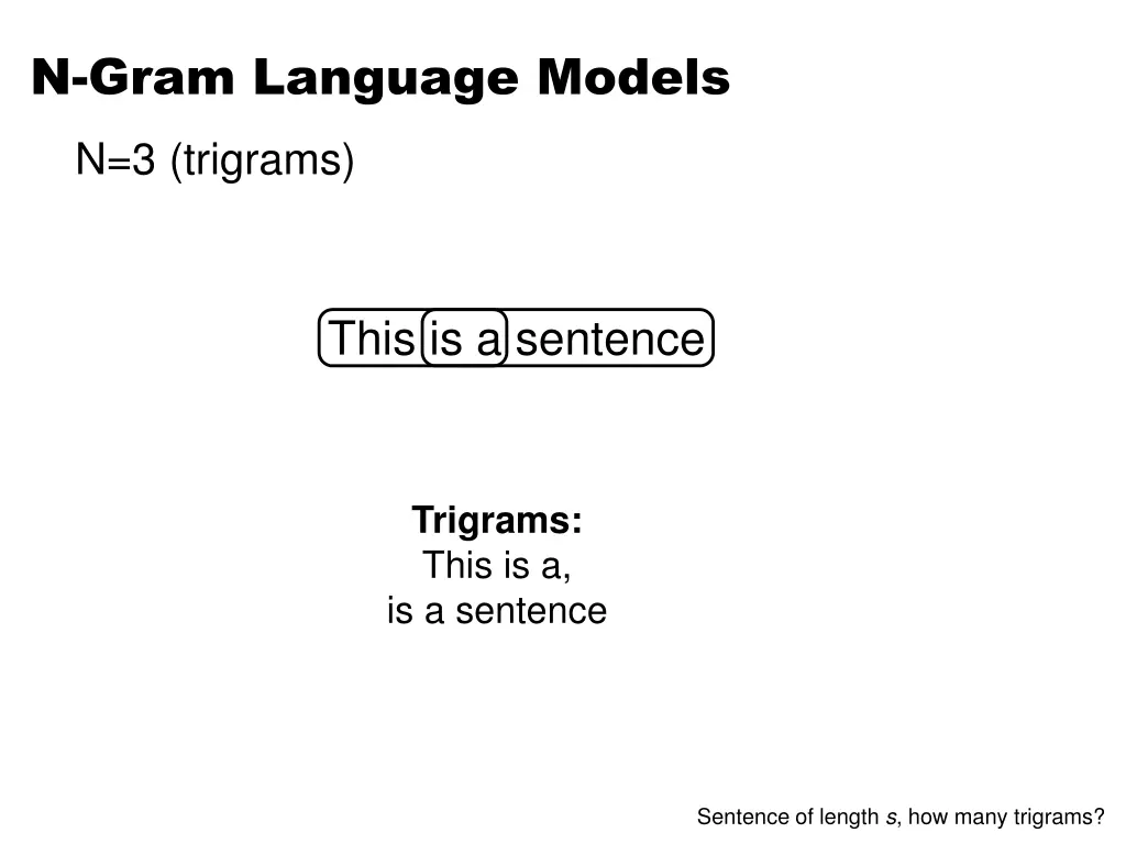 n gram language models 3