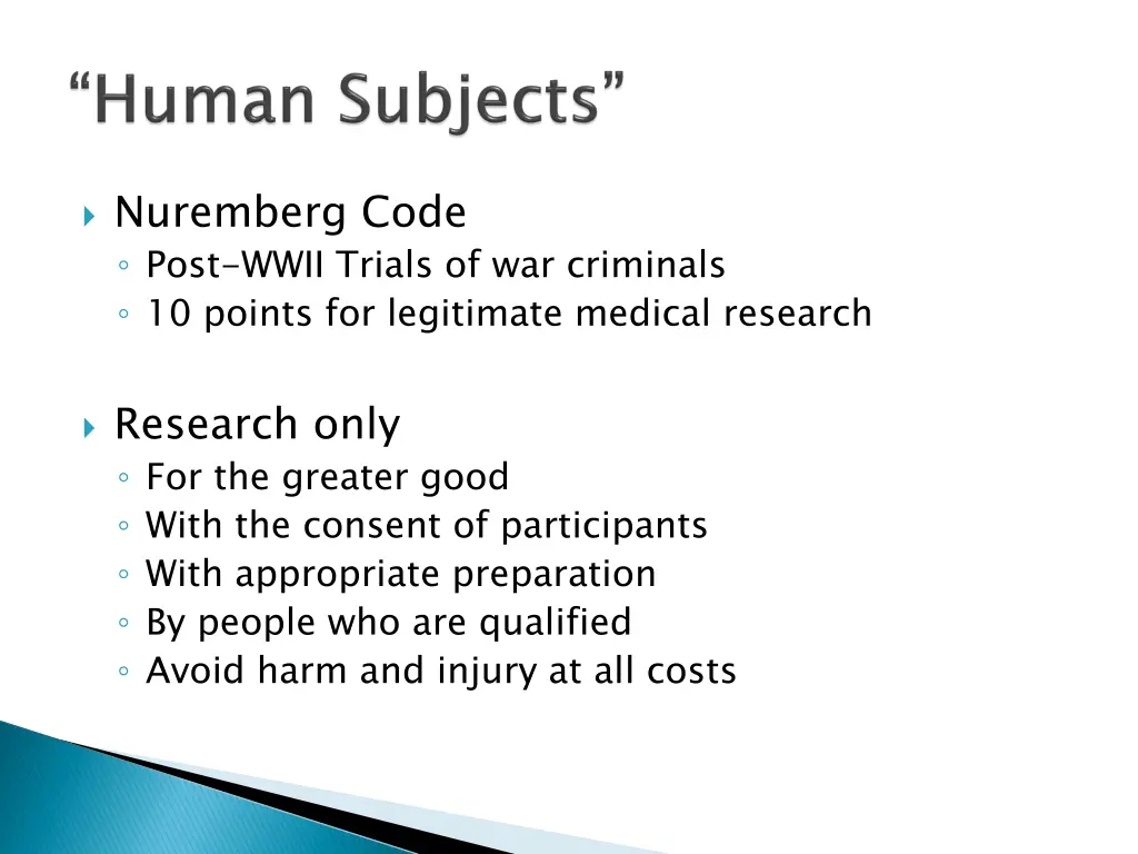 nuremberg code post wwii trials of war criminals