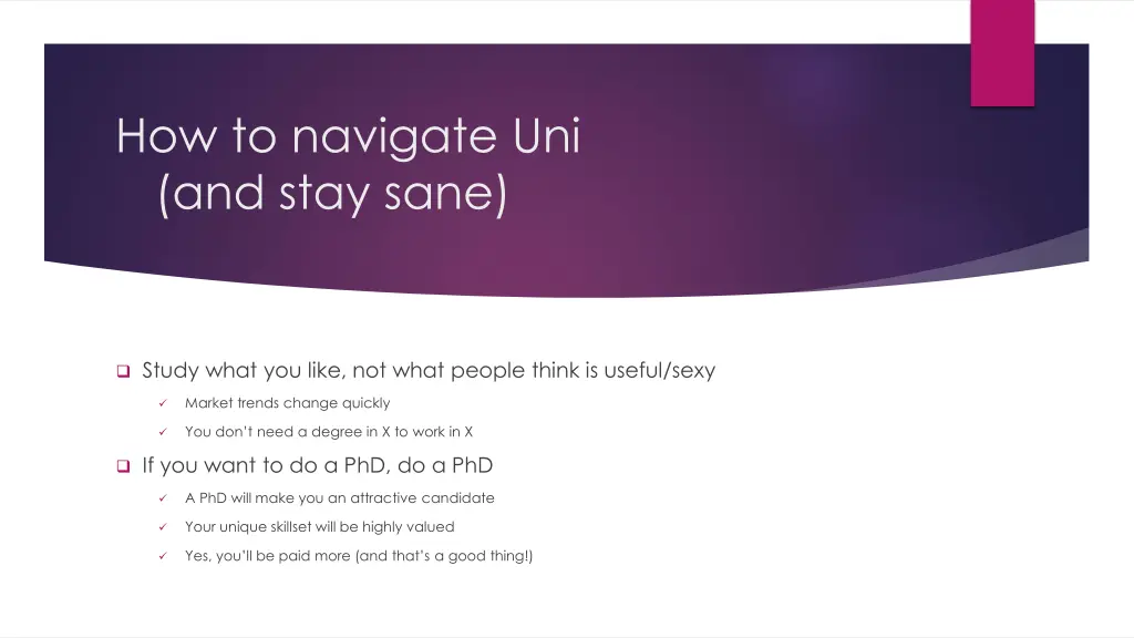 how to navigate uni and stay sane