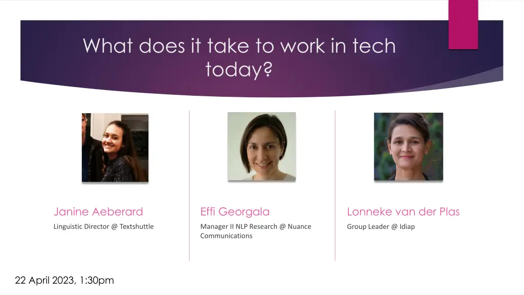 what does it take to work in tech today