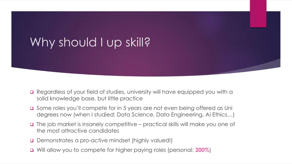 why should i up skill