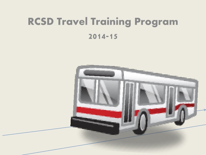 rcsd travel training program 2014 15