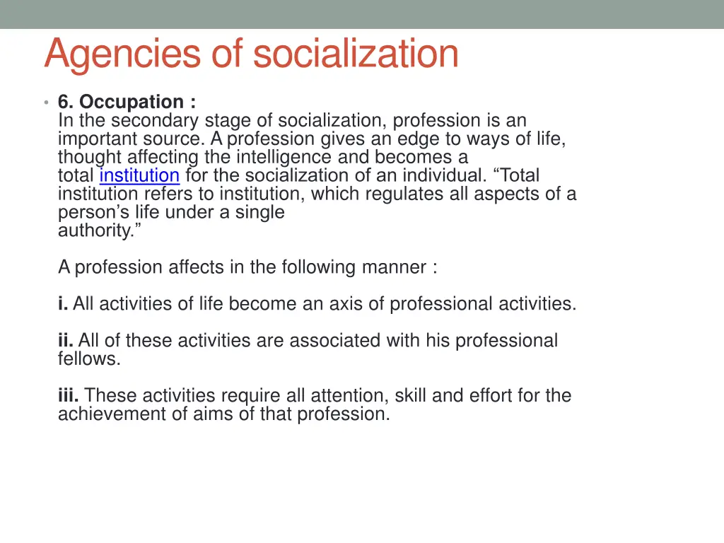 agencies of socialization 5