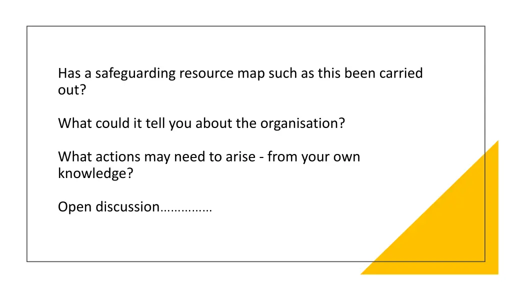 has a safeguarding resource map such as this been