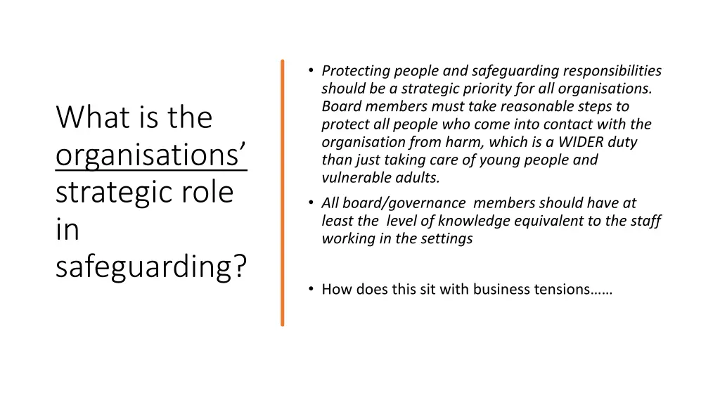 protecting people and safeguarding