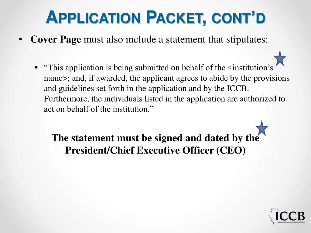 a pplication p acket cont d 1
