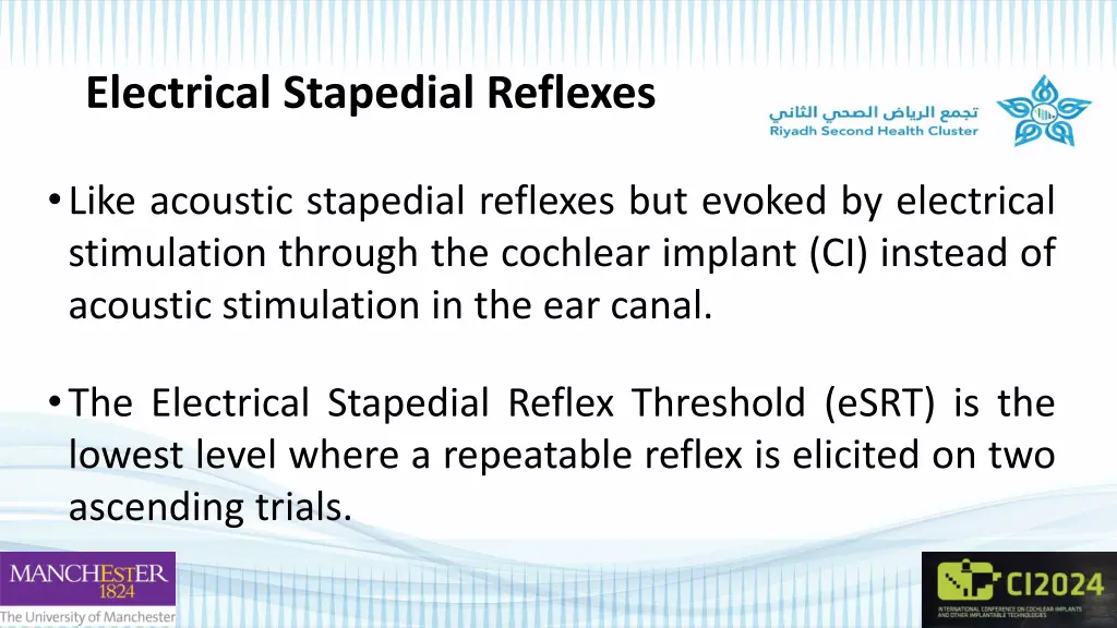 electrical stapedial reflexes