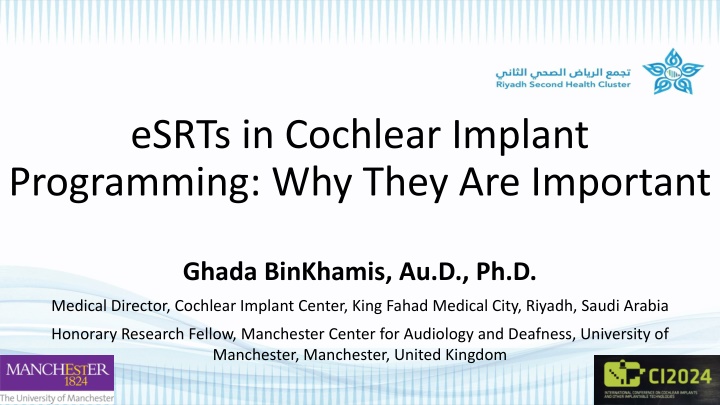 esrts in cochlear implant programming why they