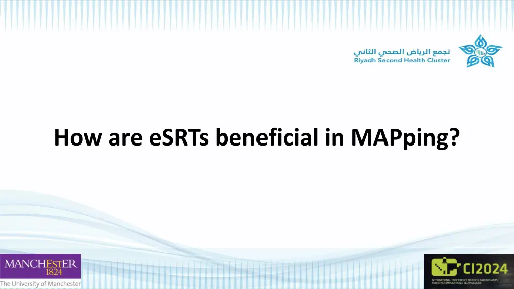 how are esrts beneficial in mapping