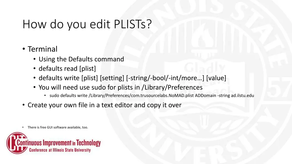 how do you edit plists