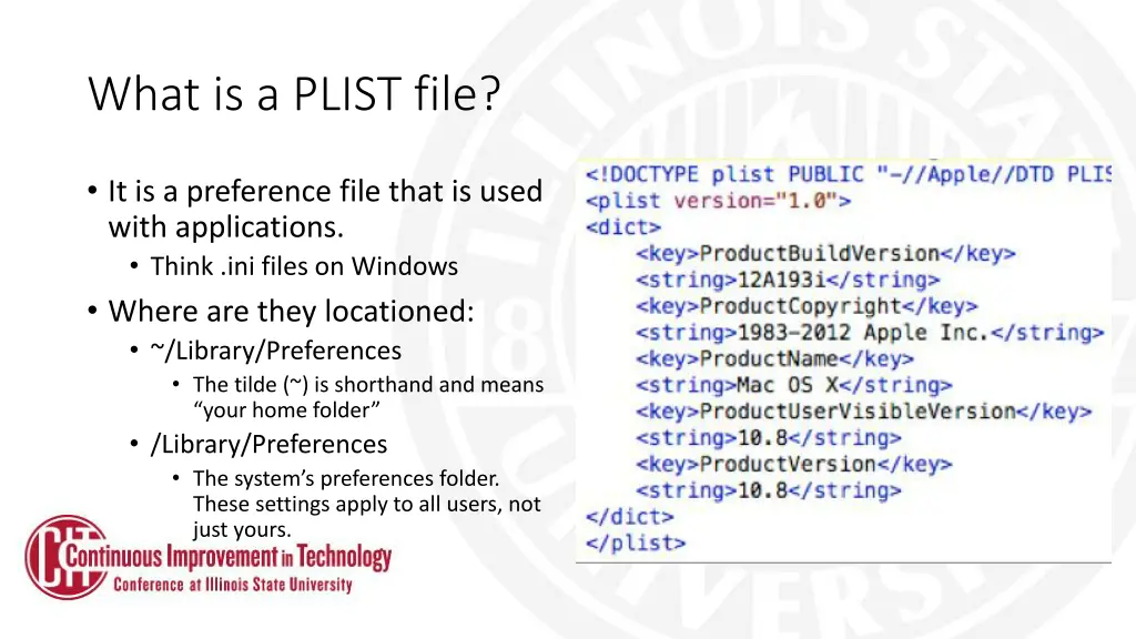 what is a plist file
