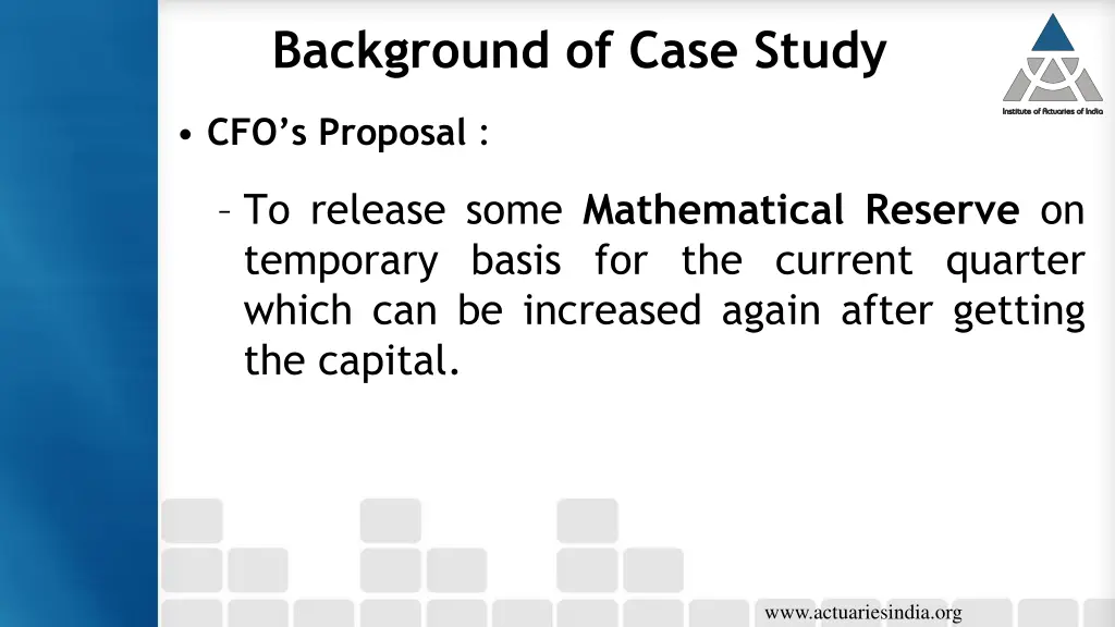 background of case study 1