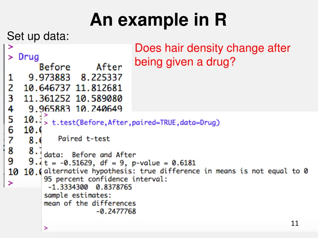an example in r 1