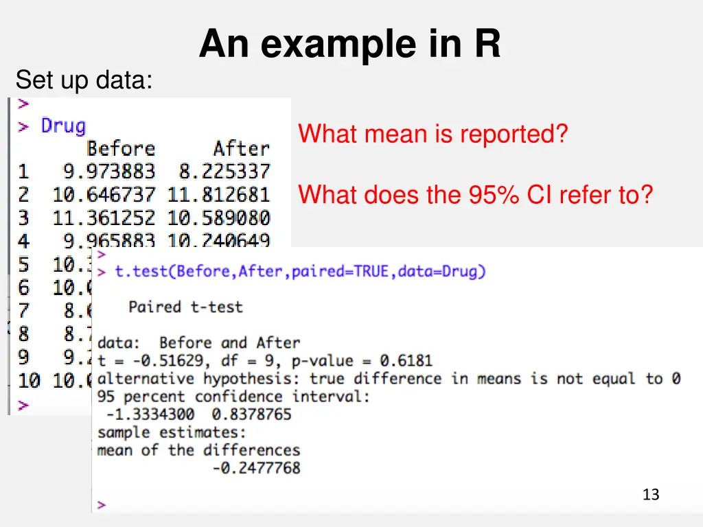 an example in r 3