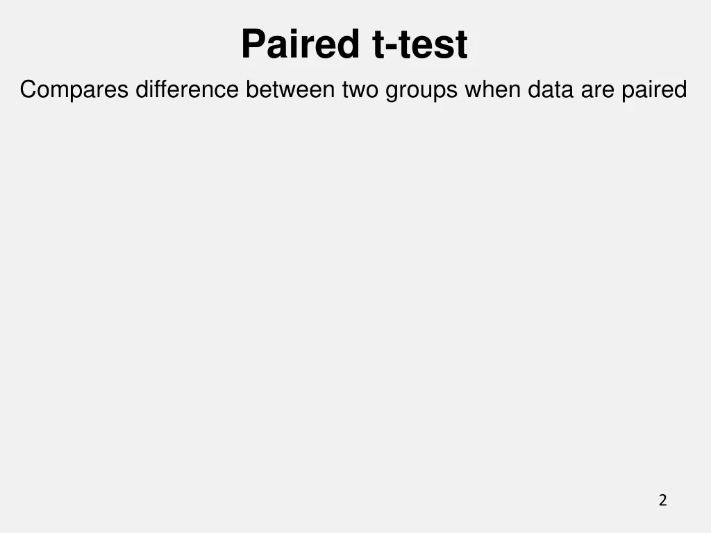 paired t test 1