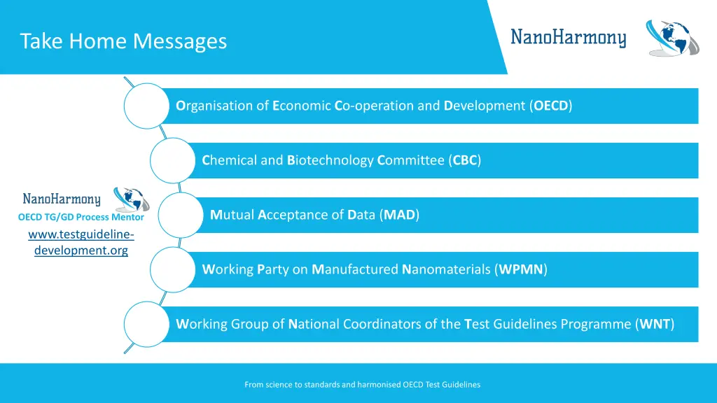 take home messages