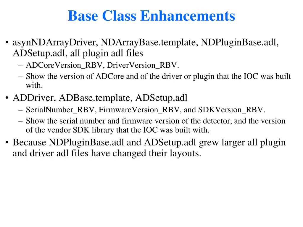 base class enhancements