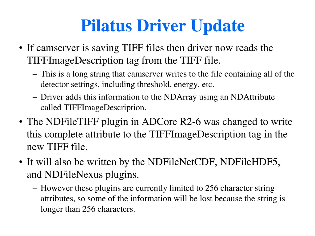 pilatus driver update 1