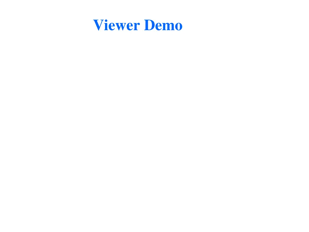 viewer demo