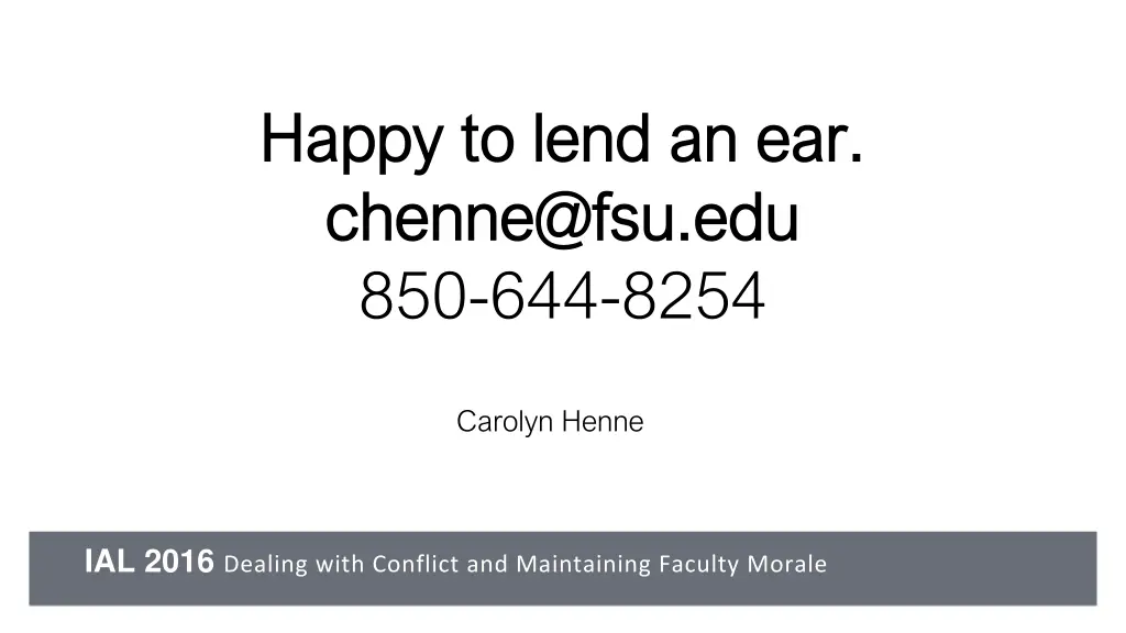 happy to lend an ear happy to lend