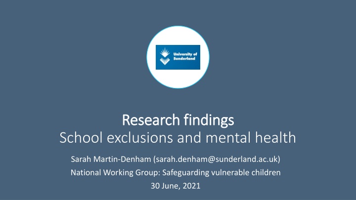 research findings research findings