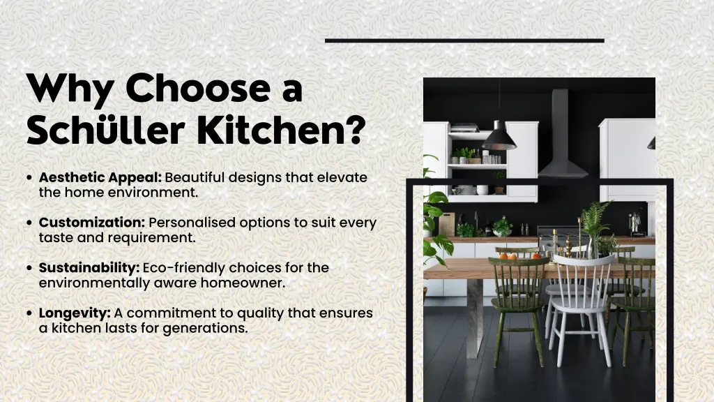 why choose a sch ller kitchen