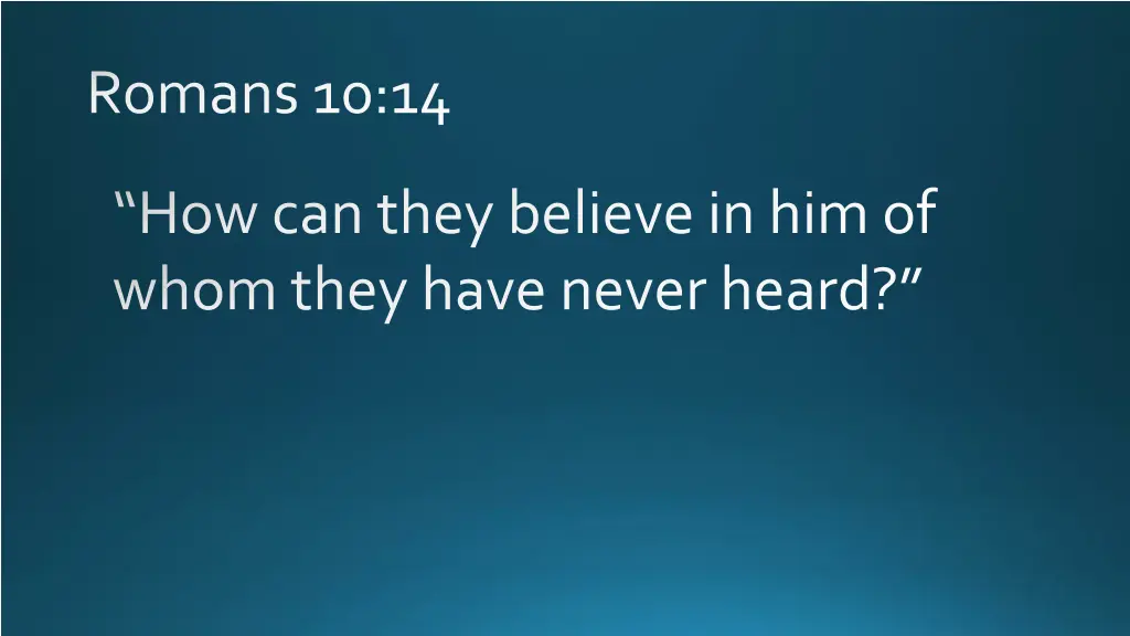 romans 10 14 1