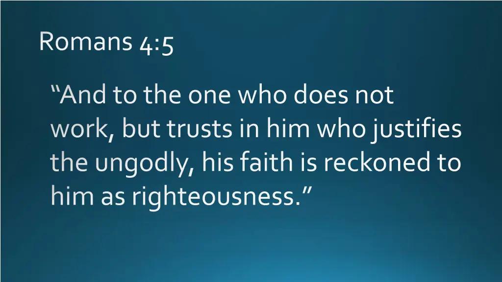 romans 4 5